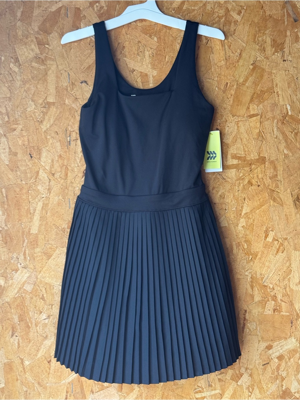 Target Black Pleated Tank Mini Dress